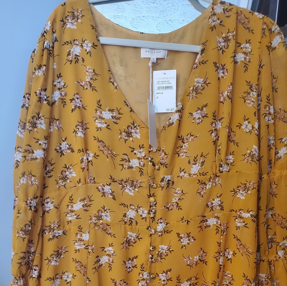 NWT Melloday floral dress